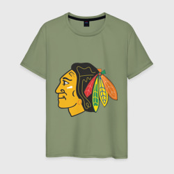 Мужская футболка хлопок Chicago Blackhawks