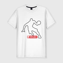Мужская футболка хлопок Slim AND1 streetball