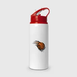 Бутылка для воды с трубочкой Basket