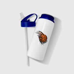Бутылка для воды с трубочкой Basket - фото 2