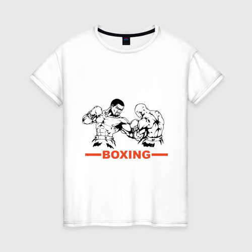 Женская Футболка Boxing (хлопок)