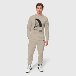 Мужской костюм хлопок Боишься прыгать с парашютом - прыгай так! - фото 2