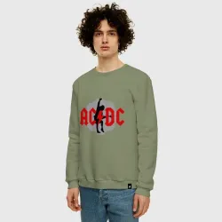 Мужской свитшот хлопок AC DC Ангус Янг - фото 2