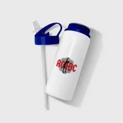 Бутылка для воды с трубочкой AC DC Ангус Янг - фото 2