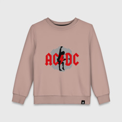 Детский свитшот хлопок AC DC Ангус Янг