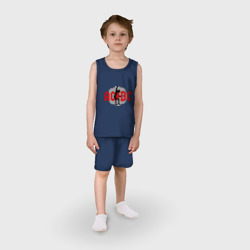 Детская пижама с шортами хлопок AC DC Ангус Янг - фото 2