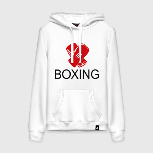 Женская толстовка хлопок Boxing (2), цвет белый