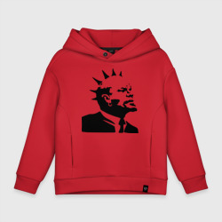Детское худи Oversize хлопок Ленин с ирокезом