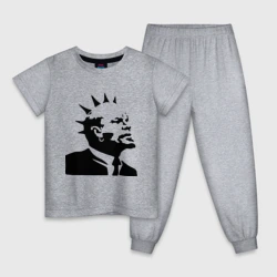 Детская пижама хлопок Ленин с ирокезом