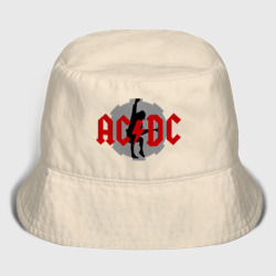 AC DC Ангус Янг – Мужская панама хлопок с принтом купить