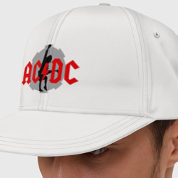 Кепка с прямым козырьком AC DC Ангус Янг