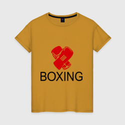 Женская футболка хлопок Boxing