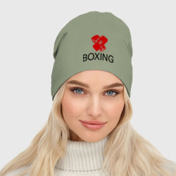Женская шапка демисезонная Boxing - фото 2