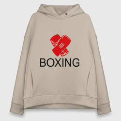 Женское худи Oversize хлопок Boxing