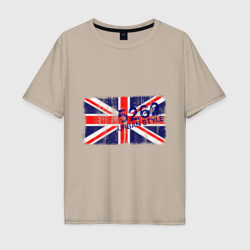 Мужская футболка хлопок Oversize England Urban flag