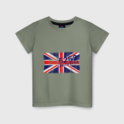 Детская футболка хлопок England Urban flag