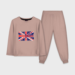 Детская пижама с лонгсливом хлопок England Urban flag