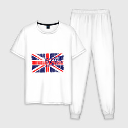 Мужская пижама хлопок England Urban flag