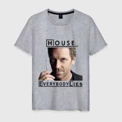 House idea – Мужская футболка хлопок с принтом купить со скидкой в -20%