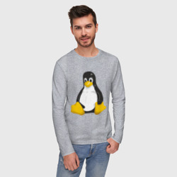 Мужской лонгслив хлопок Linux 7 - фото 2
