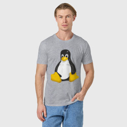 Мужская футболка хлопок Linux 7 - фото 2