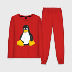 Женская пижама с лонгсливом хлопок Linux 7