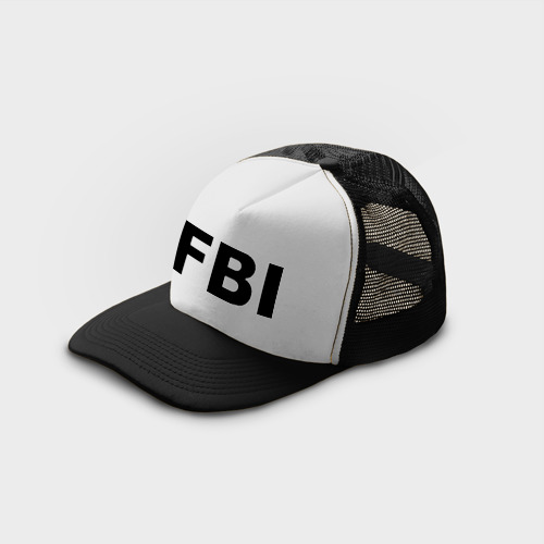 Кепка тракер с сеткой FBI (2), цвет черный - фото 3