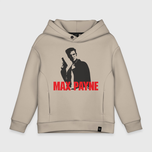 Детское худи Oversize хлопок Max Payne 2, цвет миндальный