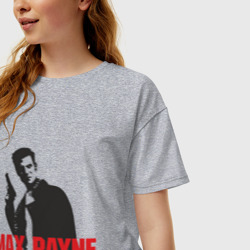 Женская футболка хлопок Oversize Max Payne 2 - фото 2