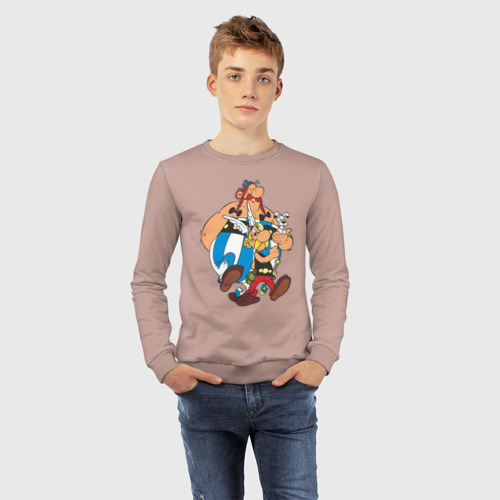 Детский свитшот хлопок с принтом Asterix&Obelix (3), фото #4