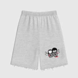 Женские шорты oversize футер хлопок Криминальное Чтиво