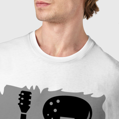 Мужская футболка хлопок Две гитары - фото 6