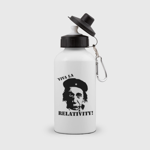 Бутылка спортивная Эйнштейн - Viva La Relativity!