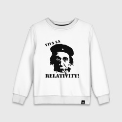 Детский свитшот хлопок Эйнштейн - Viva La Relativity!