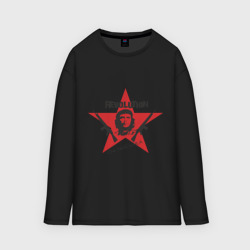 Женский лонгслив oversize хлопок Che Guevara - revolution