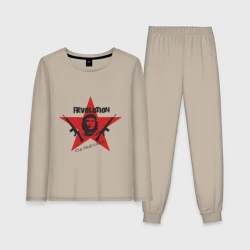 Женская пижама с лонгсливом хлопок Che Guevara - revolution