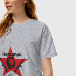 Женская футболка хлопок Oversize Che Guevara - revolution - фото 2