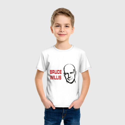 Детская футболка хлопок Bruce Willis 2, цвет белый - фото 3