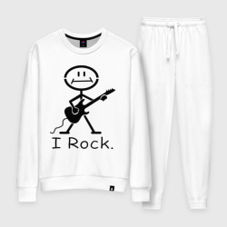 Женский костюм хлопок Чувак с гитарой - I Rock