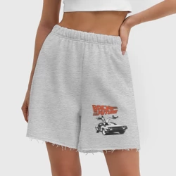 Женские шорты oversize футер хлопок Назад в будущее - фото 2