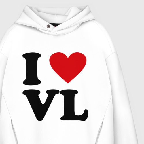 Мужское худи Oversize хлопок I love VL - фото 4