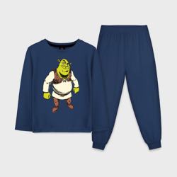 Детская пижама с лонгсливом хлопок Shrek 3