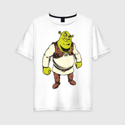 Женская футболка хлопок Oversize Shrek 3