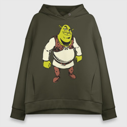 Женское худи Oversize хлопок Shrek 3