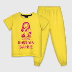 Детская пижама хлопок Русская Барби