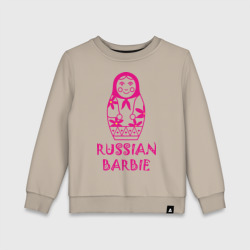 Детский свитшот хлопок Русская Барби