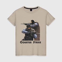 Женская футболка хлопок Counter Strike 6