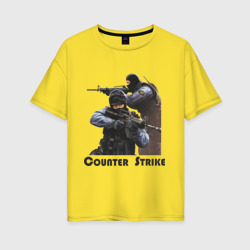 Женская футболка хлопок Oversize Counter Strike 6