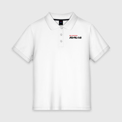 Женское поло хлопок Toyota Rav4