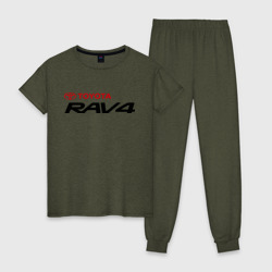 Женская пижама хлопок Toyota Rav4